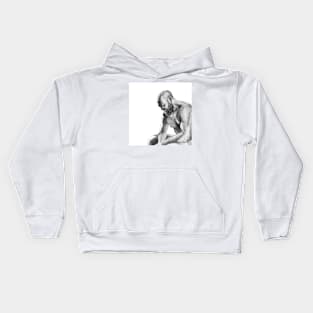 Overthinking Man Kids Hoodie